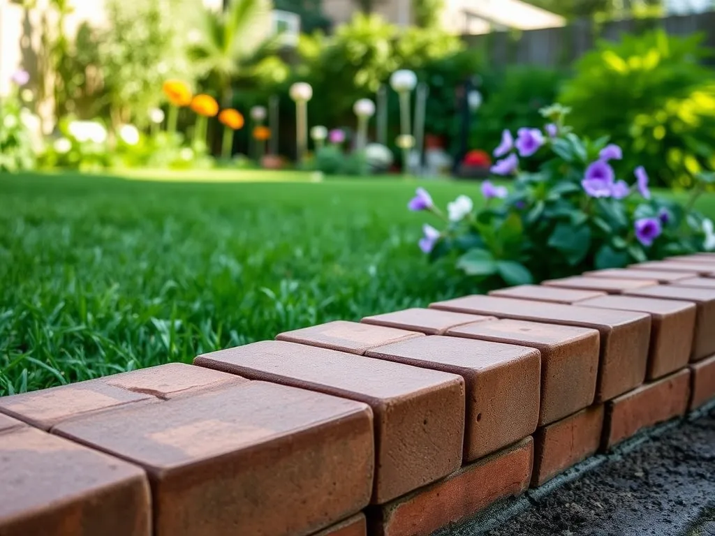 Obrzeża z cegły w ogrodzie – jak wykonać?