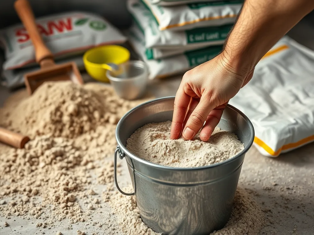 Jak zrobić beton z samego piasku i cementu?