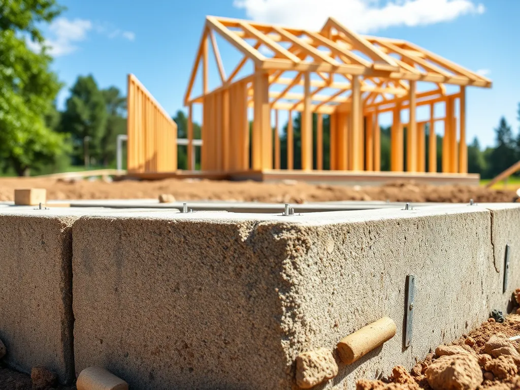 Fundament punktowy pod dom szkieletowy – cena, wykonanie