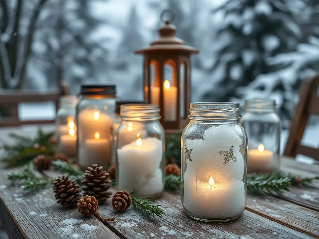 Jak zrobić lampiony ze słoików i soli? Kreatywne pomysły na zimę