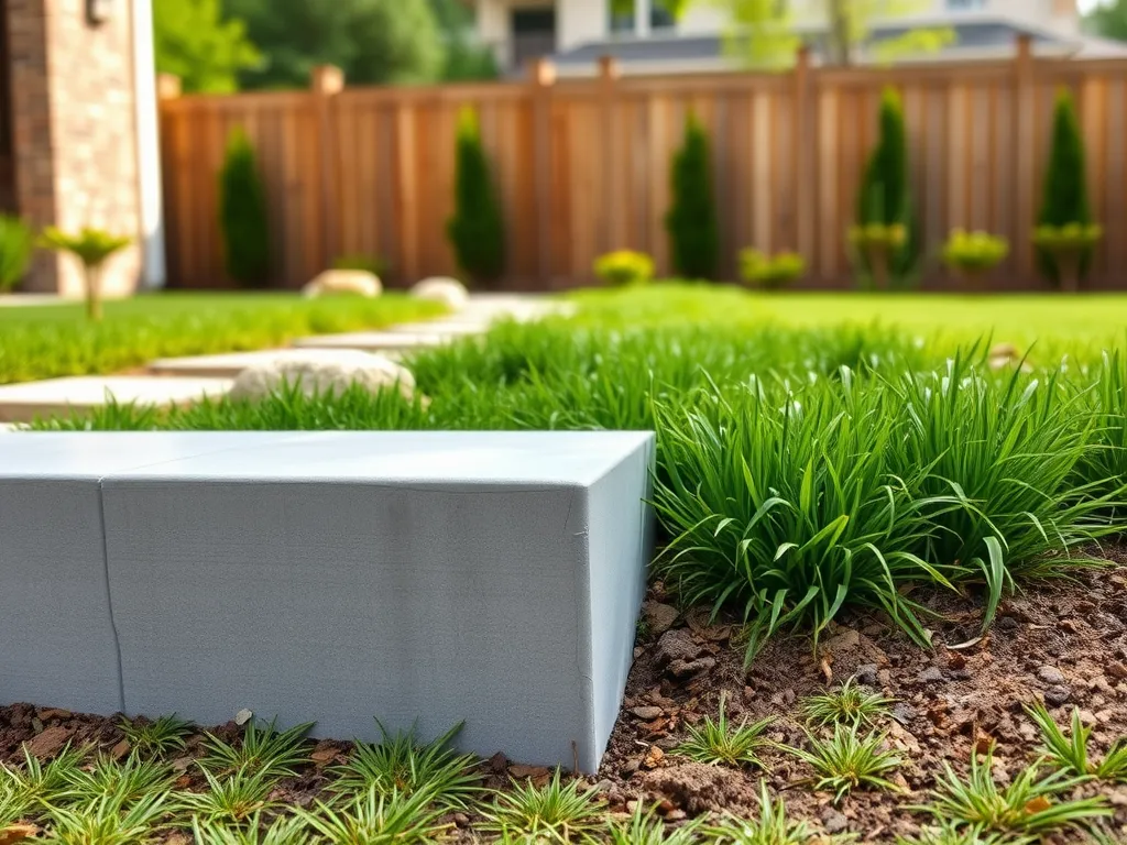 Fundament pod bramę przesuwną – schemat