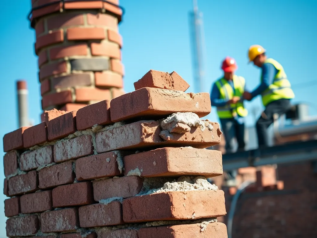 Rozbiórka komina z cegły – cena robocizny